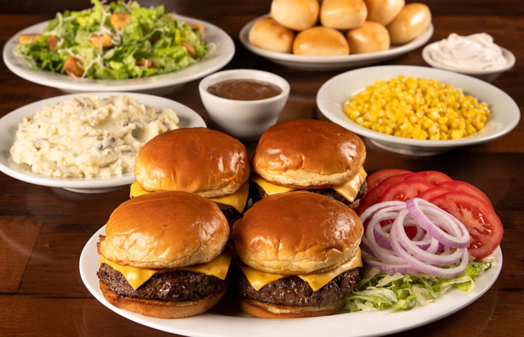 Texas Roadhouse Family Value Cheeseburgers