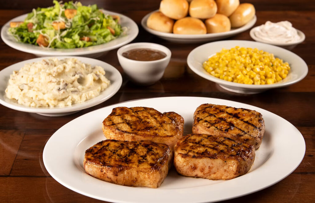 Texas Roadhouse Family Value Pork Chops